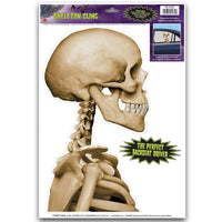 Halloween Skeleton Car Cling - Bulk/12 Clings
