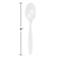600ct Bulk Clear Bulk Plastic Spoons