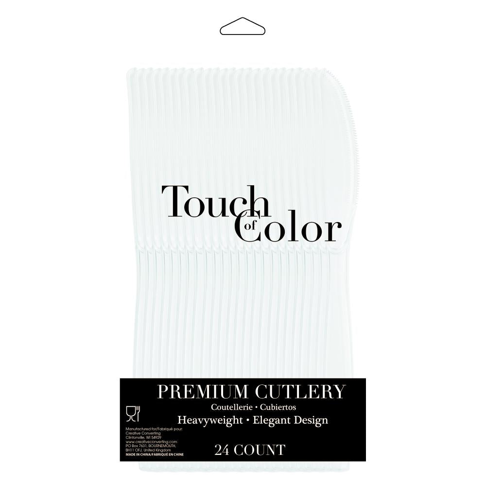 Clear Plastic Knives, 24 ct Party Decoration