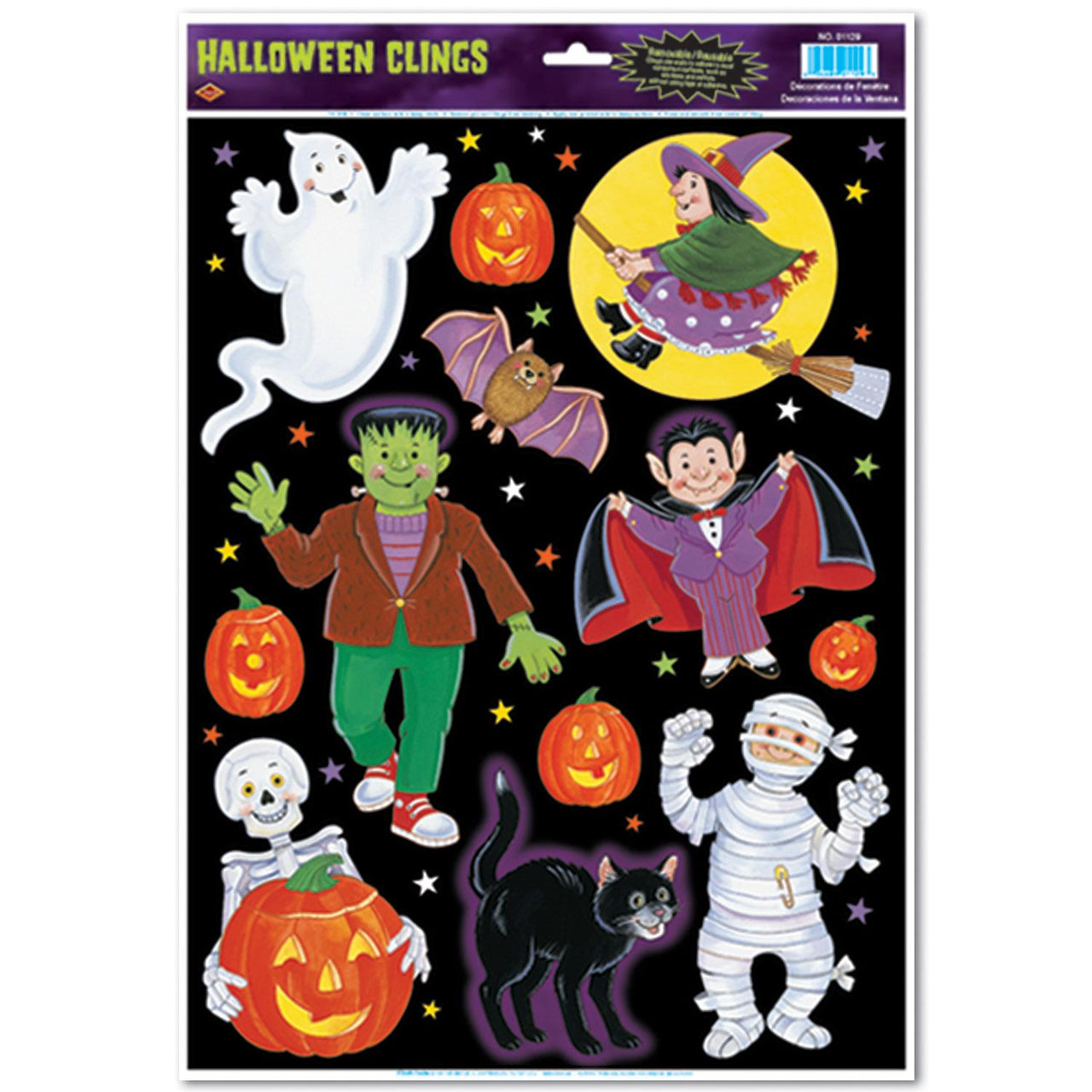 Halloween Character Clings - Bulk/144 Clings