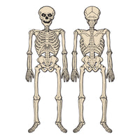 Vintage Halloween Jointed Skeleton - Bulk 12 Pack