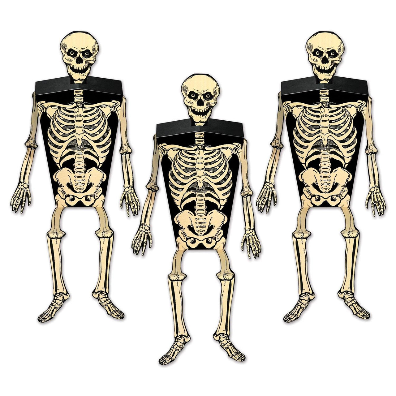 Halloween Skeleton Favor Boxes - Bulk/36 Boxes