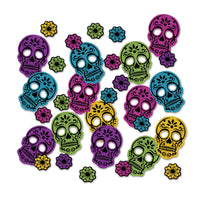 Day Of The Dead Deluxe Sparkle Confetti (0.5 Oz/Pkg) - Bulk/12 Packs