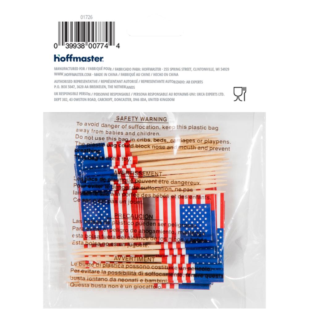 Flag Picks, 50 ct Party Decoration