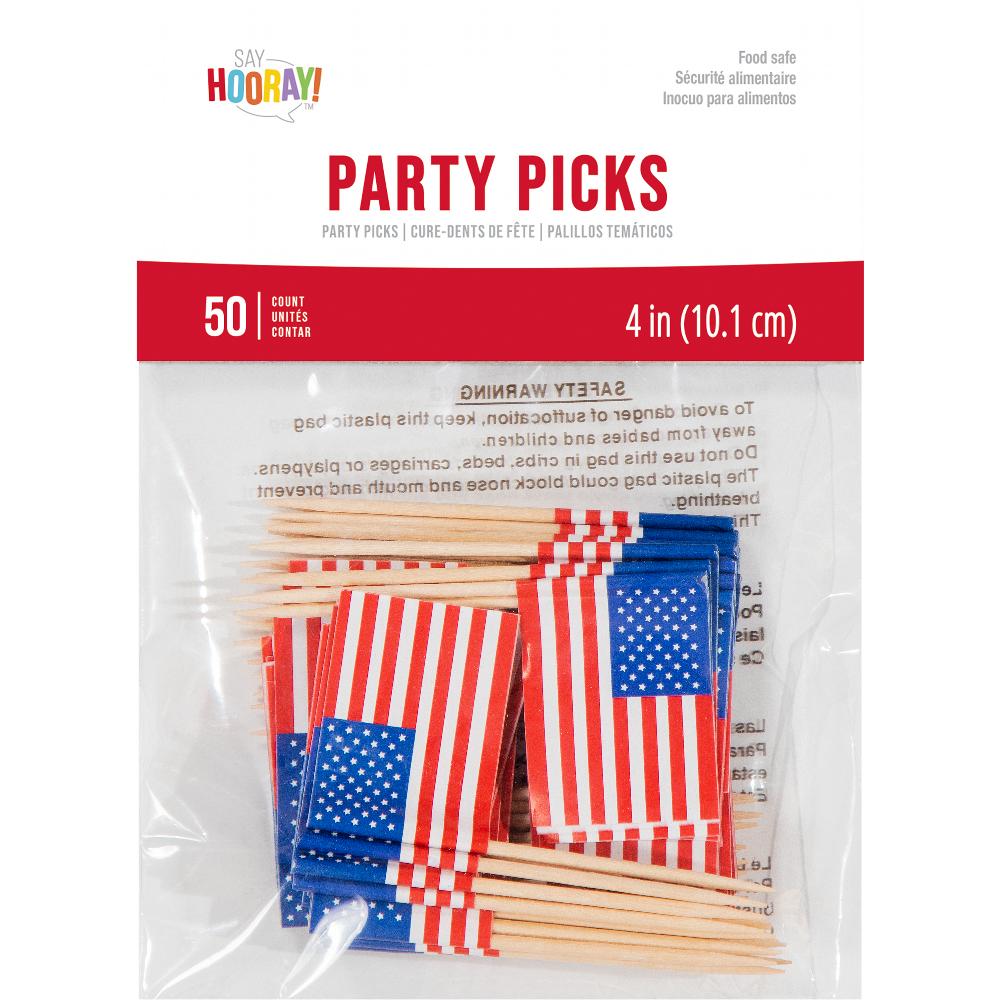 600ct Bulk Flag Picks