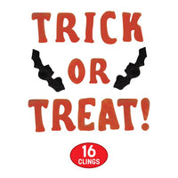 12 Pack Bulk Halloween Trick or Treat Gel Clings - view 4