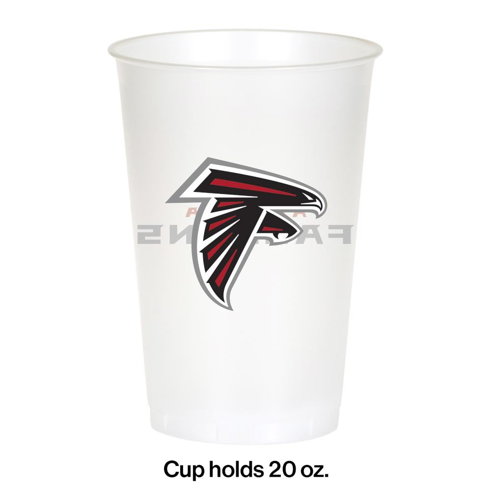 Atlanta Falcons Plastic Cup, 20 Oz (8/Pkg)