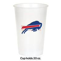 Buffalo Bills Plastic Cup, 20 Oz (8/Pkg)