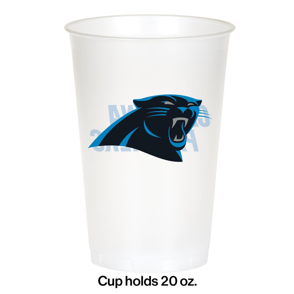 Carolina Panthers Plastic Cup, 20Oz, 8 ct
