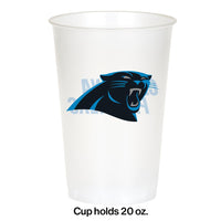Carolina Panthers Plastic Cup, 20Oz, 8 ct