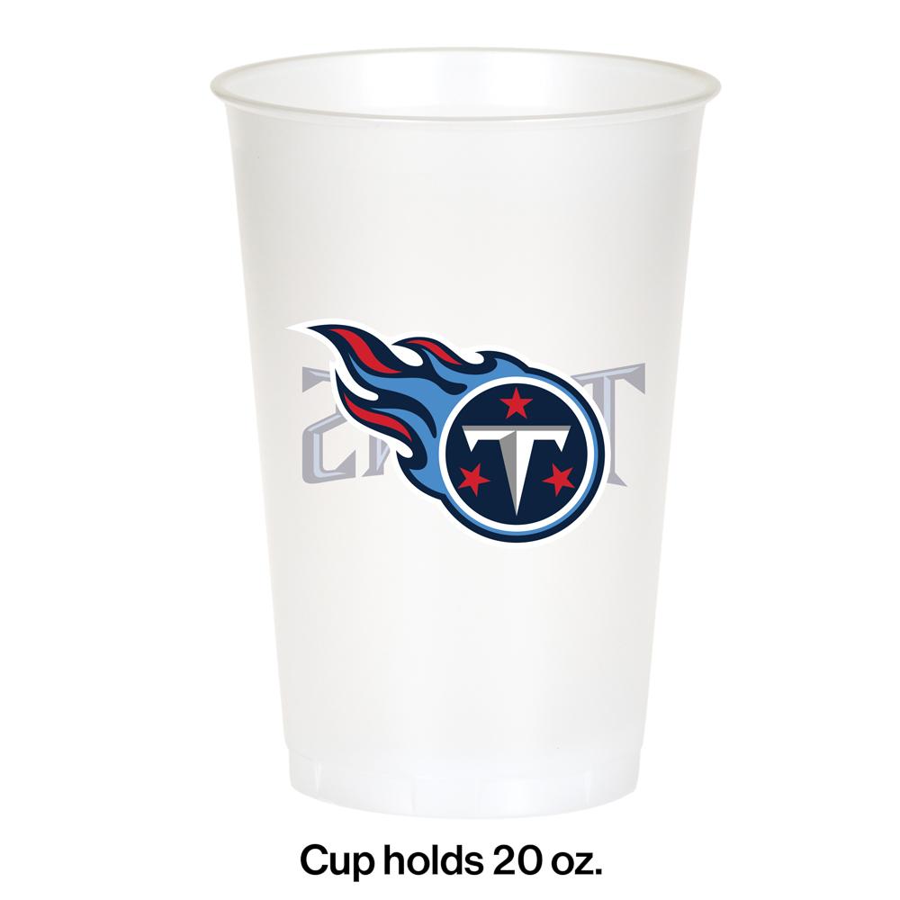 96ct Bulk Tennessee Titans 20 oz Plastic Cups