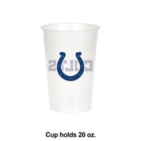 96ct Bulk Indianapolis Colts 20 oz Plastic Cups