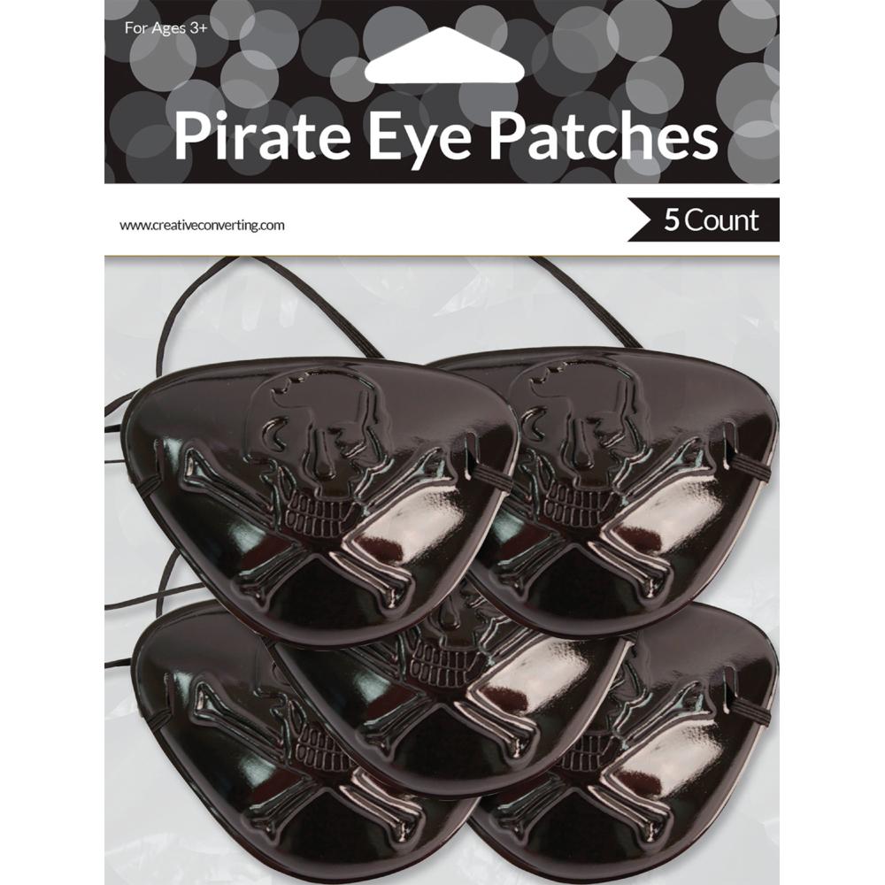 60ct Bulk Pirate's Eye Patches Black