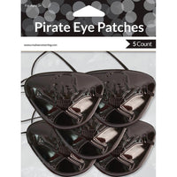 60ct Bulk Pirate's Eye Patches Black