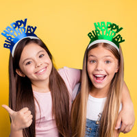 Foil Birthday Tiaras, 4 ct Party Decoration