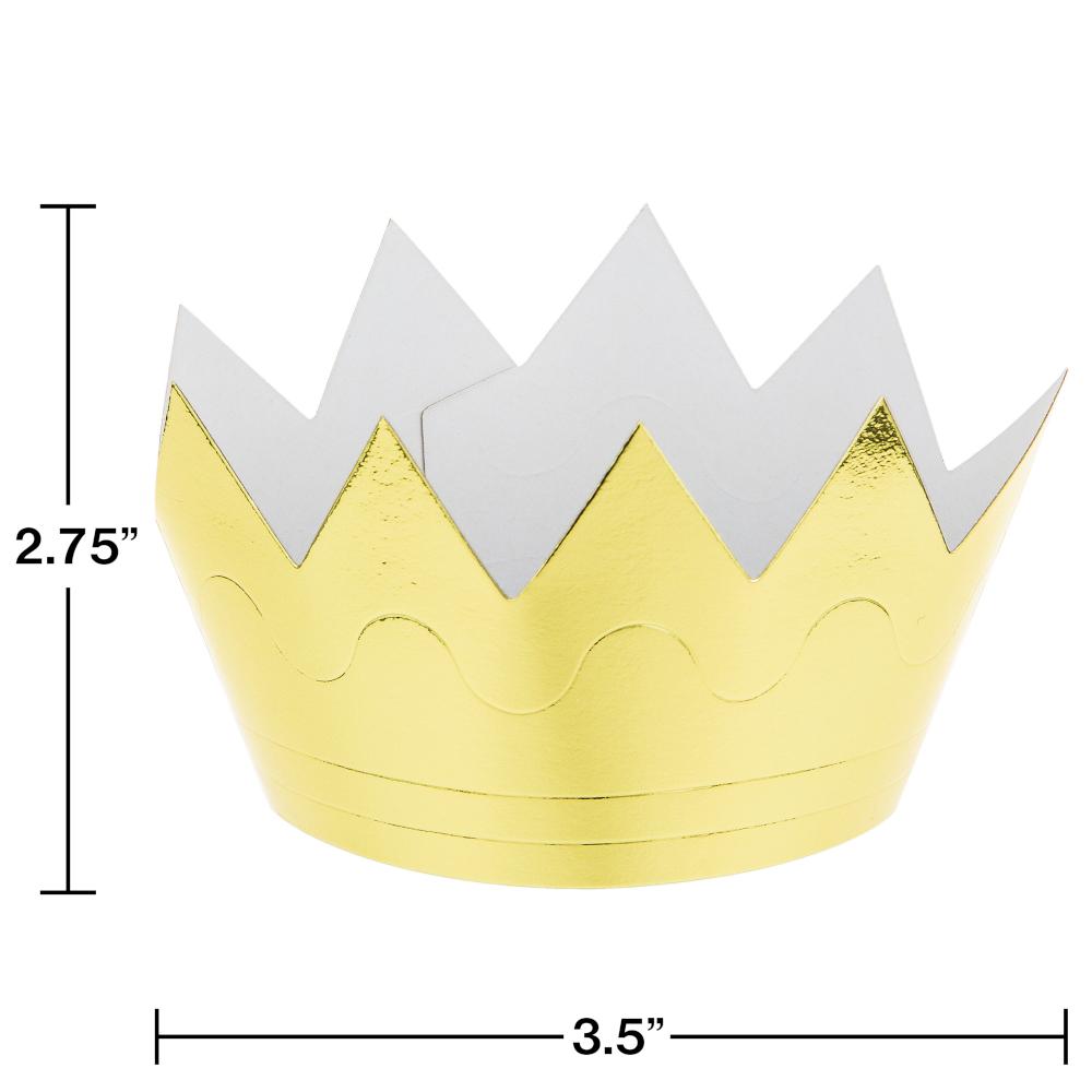 72ct Bulk Mini Foil Crowns