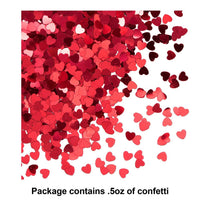 12ct Bulk Red Heart Confetti