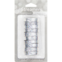 6ct Bulk Silver Holographic Serpentine Streamers