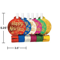 72ct Bulk New Year Glitter Party Blowers