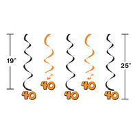 30ct Bulk 40th Birthday Dizzy Danglers