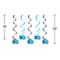 30ct Bulk 50th Birthday Dizzy Danglers