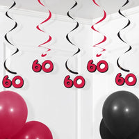 30ct Bulk 60th Birthday Dizzy Danglers