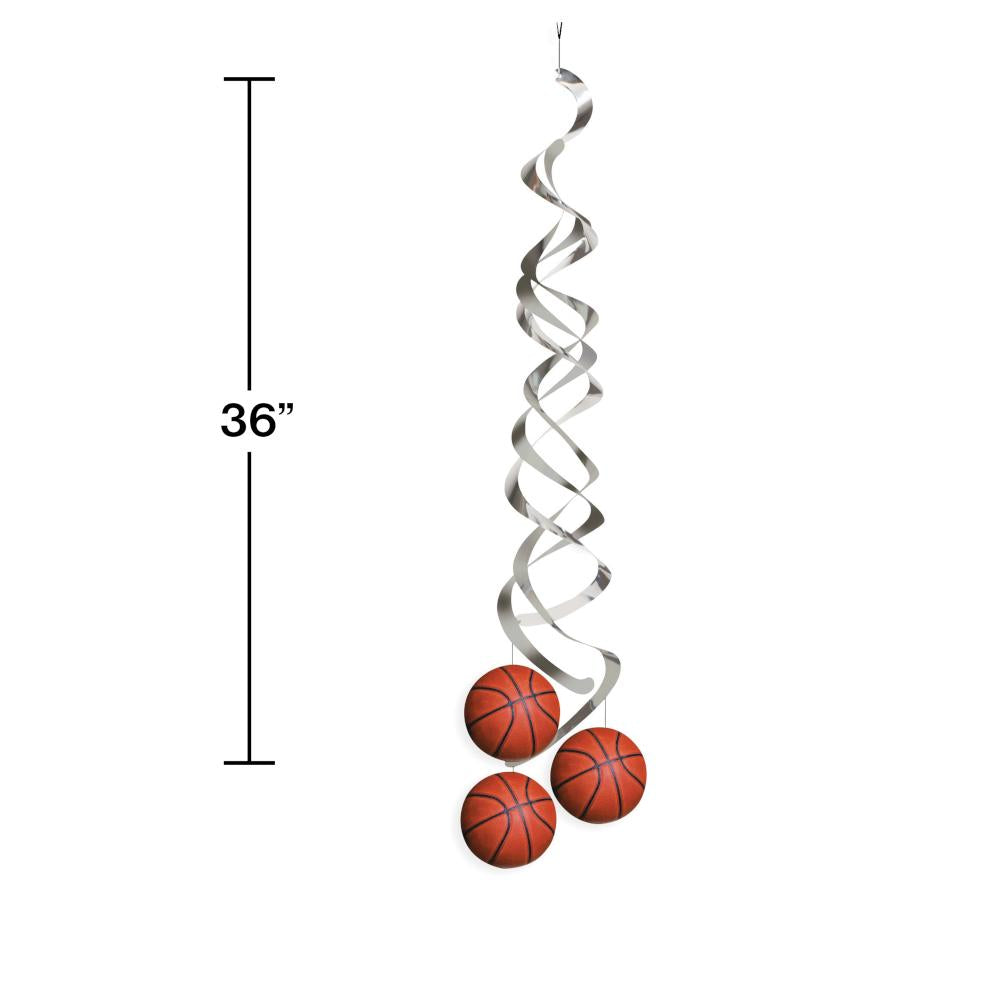 12ct Bulk Basketball Deluxe Danglers