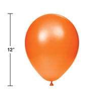 180ct Bulk Orange Latex Balloons