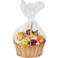 12ct Bulk Large Clear Basket Bags