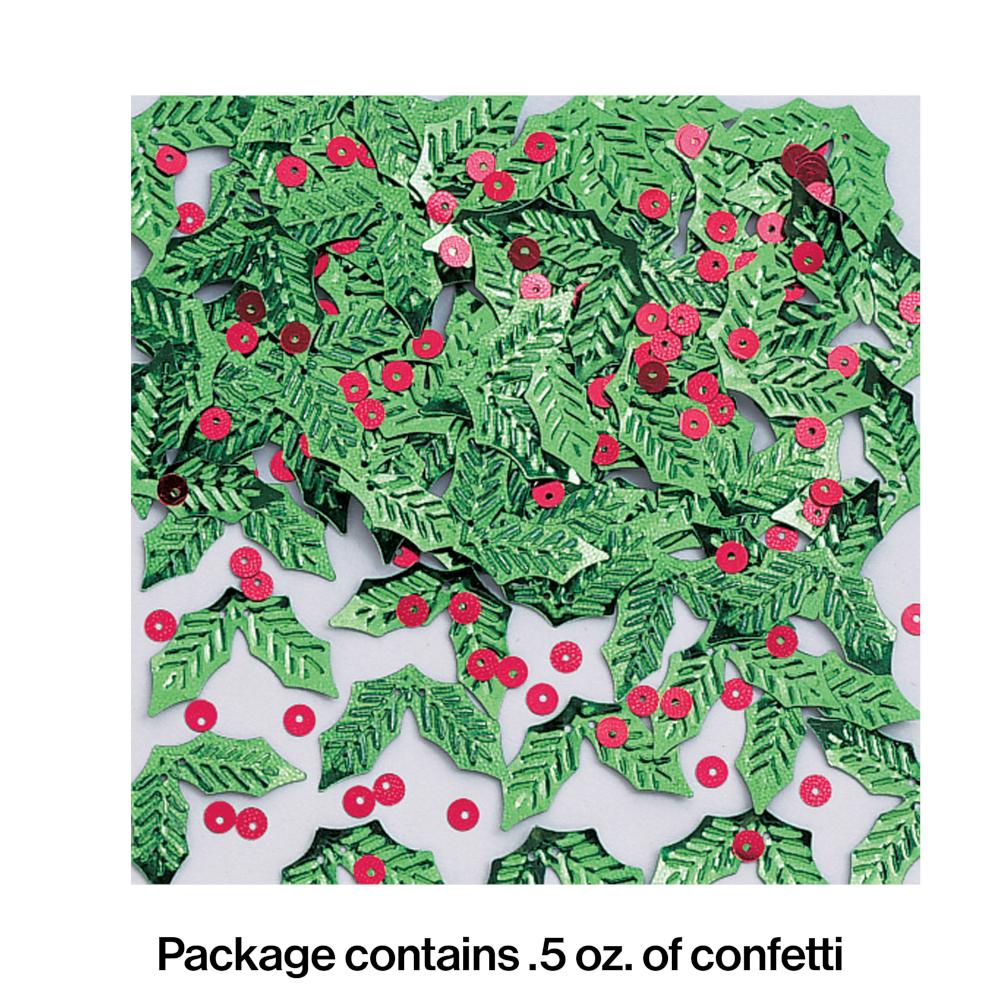 12ct Bulk Holly & Berries Confetti