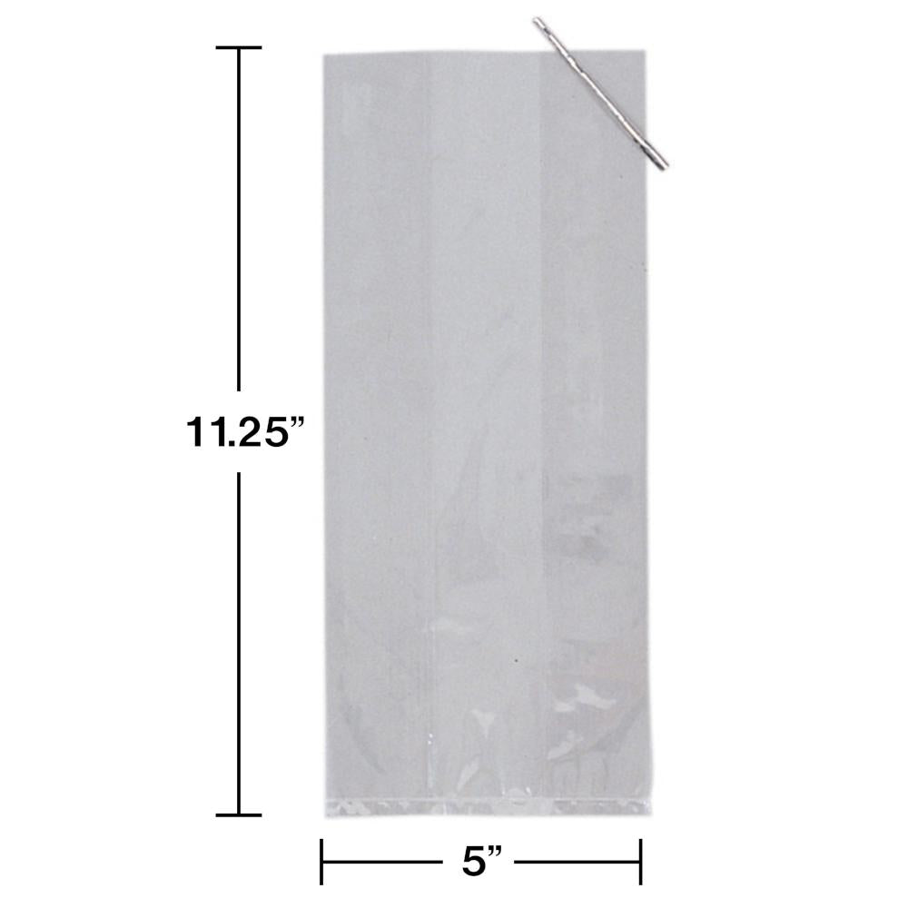 Cello Bag, Lg Clear, 20 ct Party Decoration
