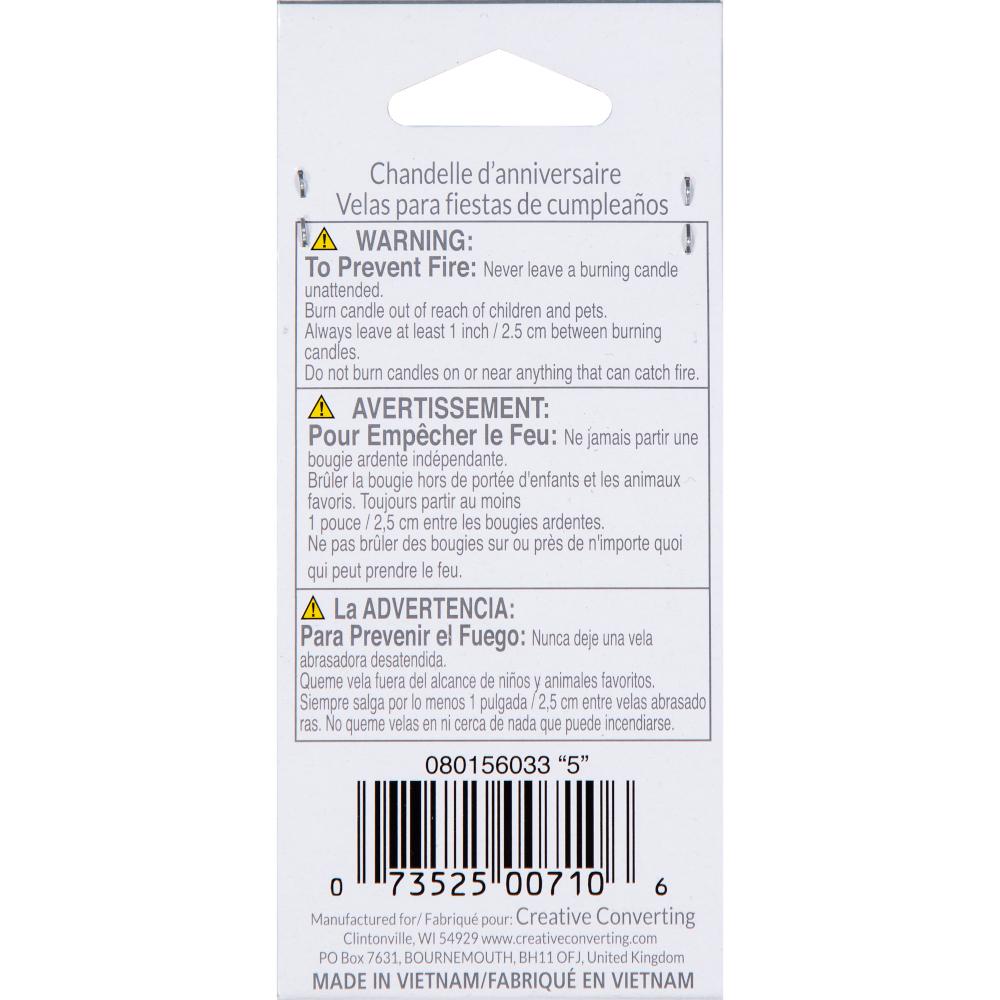 6ct Bulk #5 Candles