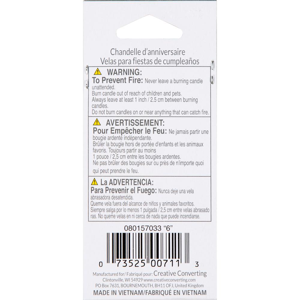6ct Bulk #6 Candles