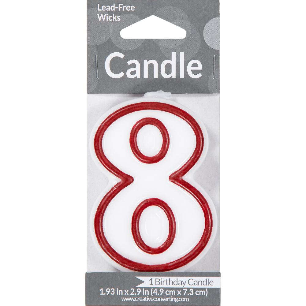 6ct Bulk #8 Candles