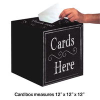 6ct Bulk Chalkboard Card Boxes