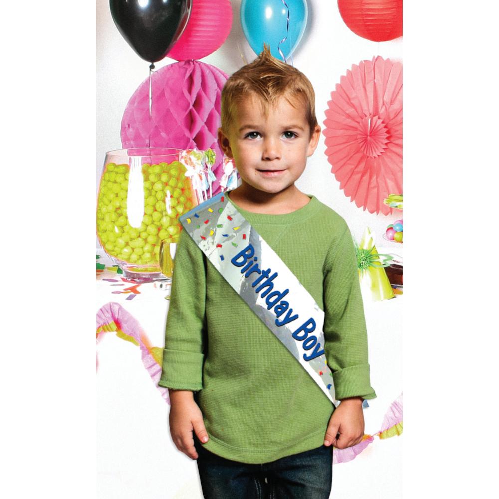 6ct Bulk Birthday Boy Sashes