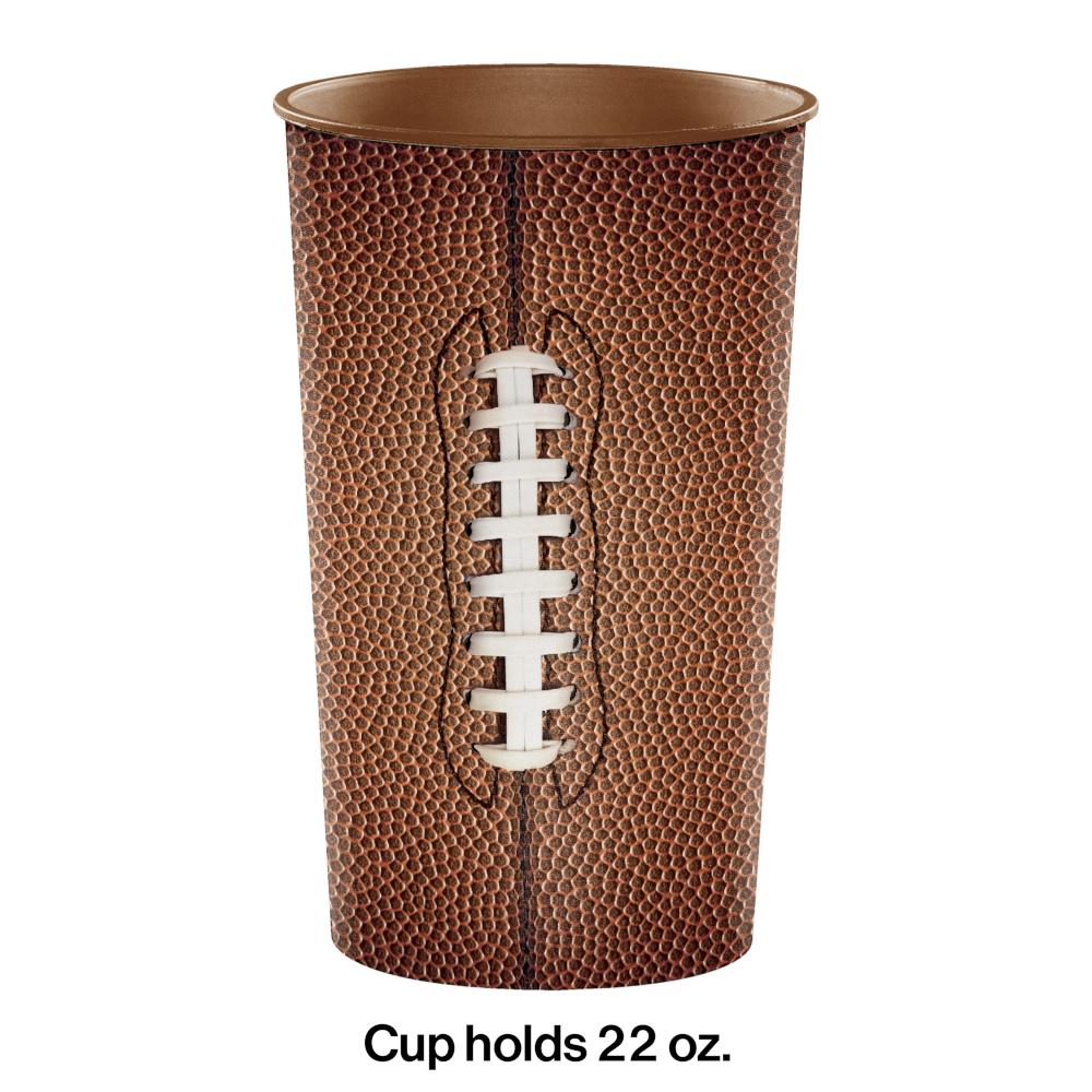 Football 22 Oz Plastic Cup by Creative Converting