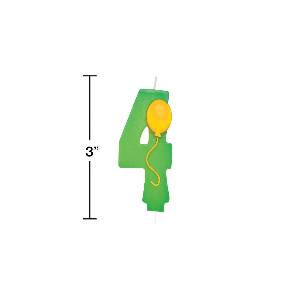6ct Bulk #4 Balloon Candles