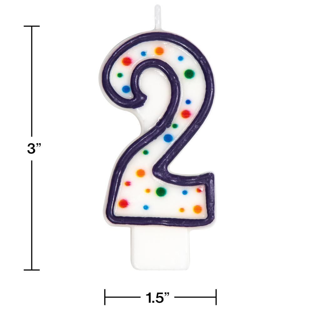 Polka Dot #2 Candle Party Decoration