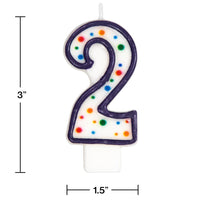 Polka Dot #2 Candle Party Decoration