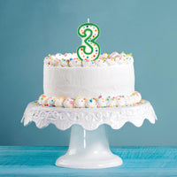 Polka Dot #3 Candle Party Decoration