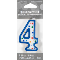 Polka Dot #4 Candle Party Decoration