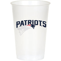 New England Patriots Plastic Cup, 20 Oz (8/Pkg)