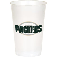 Green Bay Packers Plastic Cup, 20 Oz (8/Pkg)