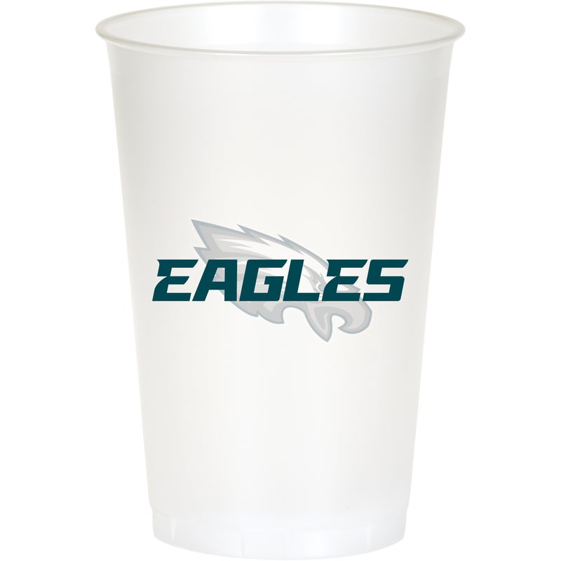 Philadelphia Eagles Plastic Cup, 20 Oz (8/Pkg)