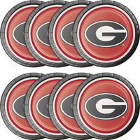 96/Case Bulk Georgia Bulldogs Dinner Plates