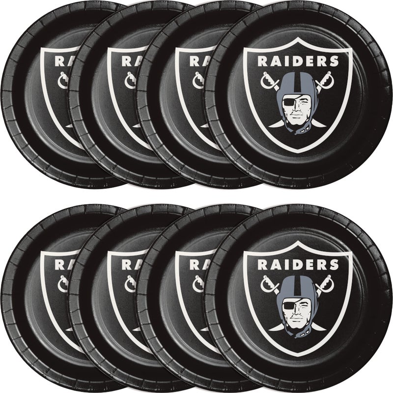 Las Vegas Raiders Paper Plates (8/Pkg)