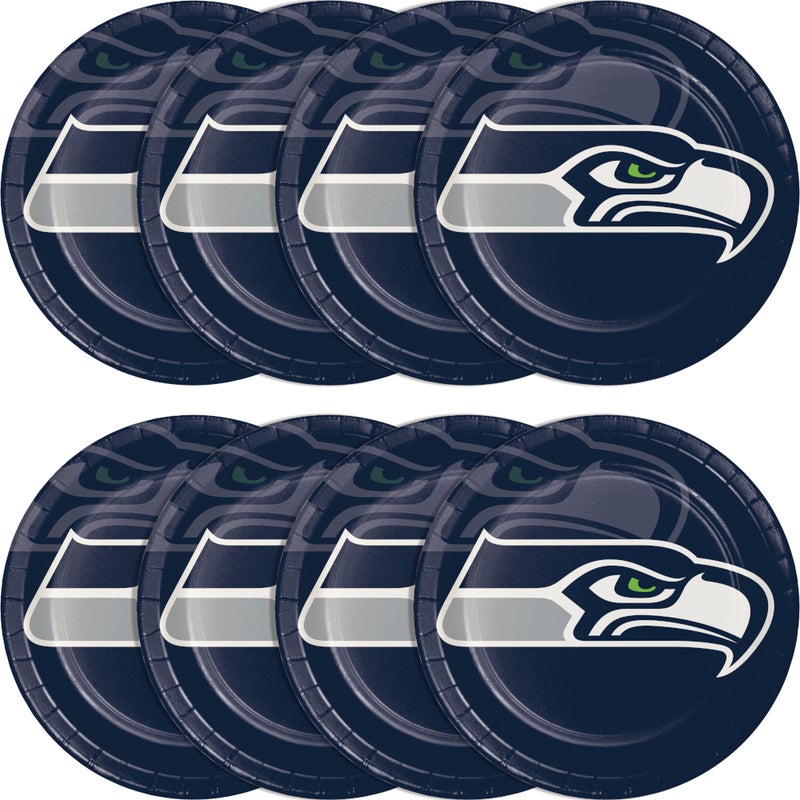 Seattle Seahawks Paper Plates (8/Pkg)