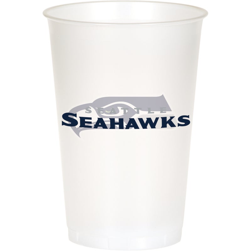 Seattle Seahawks Plastic Cup, 20 Oz (8/Pkg)
