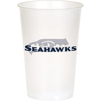 Seattle Seahawks Plastic Cup, 20 Oz (8/Pkg)